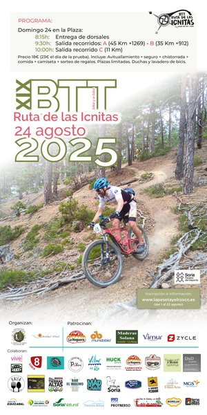 XIX Ruta BTT no competitiva “Ruta de las Icnitas”