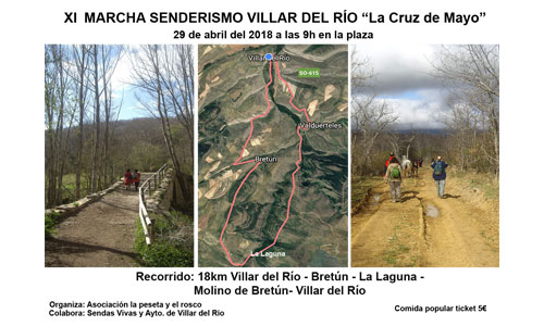 XI Marcha de Senderismo Villar del Río “La Cruz de Mayo”